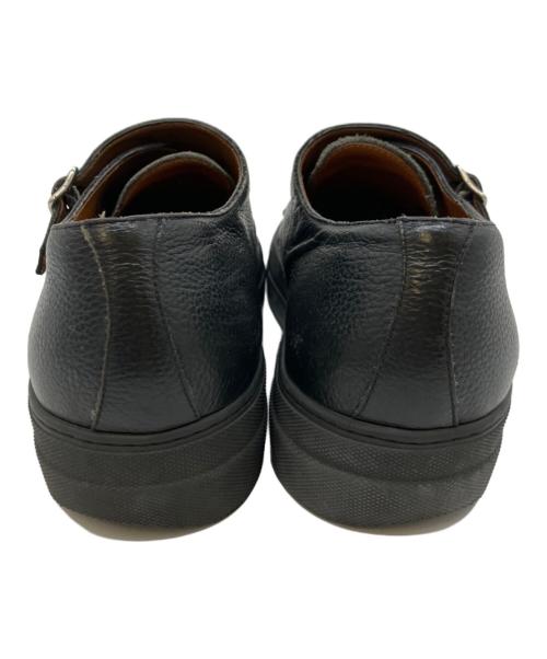 UNITED ARROWS（ユナイテッドアローズ）UNITED ARROWS (ユナイテッドアローズ) ダブルモンクスニーカー ブラック サイズ:41の古着・服飾アイテム