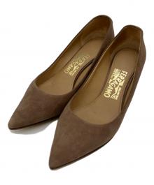 Salvatore Ferragamo（サルヴァトーレ フェラガモ）の古着「ハイヒールパンプス」｜ブラウン