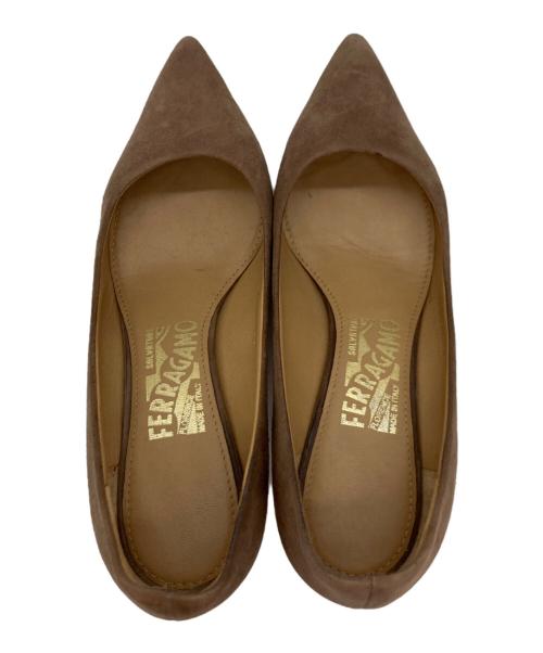 Salvatore Ferragamo（サルヴァトーレ フェラガモ）Salvatore Ferragamo (サルヴァトーレ フェラガモ) ハイヒールパンプス ブラウン サイズ:5の古着・服飾アイテム
