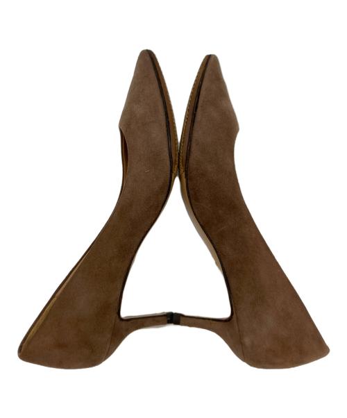 Salvatore Ferragamo（サルヴァトーレ フェラガモ）Salvatore Ferragamo (サルヴァトーレ フェラガモ) ハイヒールパンプス ブラウン サイズ:5の古着・服飾アイテム