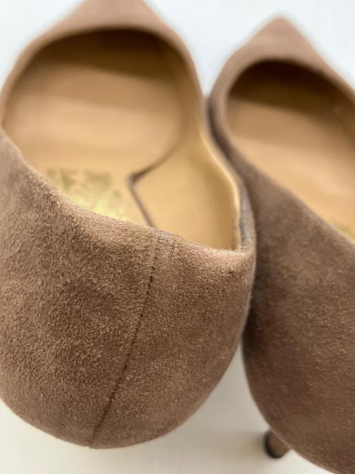 Salvatore Ferragamo（サルヴァトーレ フェラガモ）Salvatore Ferragamo (サルヴァトーレ フェラガモ) ハイヒールパンプス ブラウン サイズ:5の古着・服飾アイテム