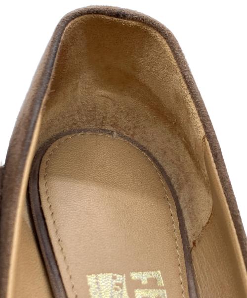 Salvatore Ferragamo（サルヴァトーレ フェラガモ）Salvatore Ferragamo (サルヴァトーレ フェラガモ) ハイヒールパンプス ブラウン サイズ:5の古着・服飾アイテム