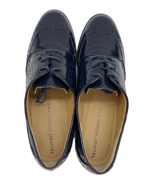 tsumori chisato walk（ツモリチサトウォーク）tsumori chisato walk (ツモリチサトウォーク) ウィングチップシューズ ネイビー サイズ:23.5の古着・服飾アイテム