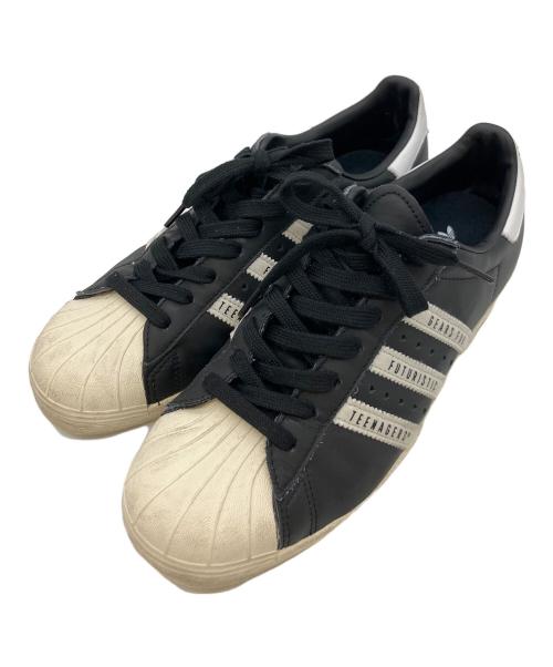 adidas（アディダス）adidas (アディダス) HUMAN MADE (ヒューマンメイド) SUPERSTAR 80s ホワイト×ブラック サイズ:US9の古着・服飾アイテム
