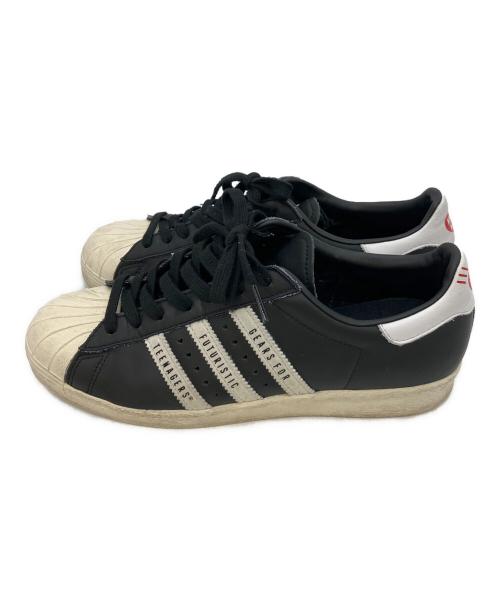 adidas（アディダス）adidas (アディダス) HUMAN MADE (ヒューマンメイド) SUPERSTAR 80s ホワイト×ブラック サイズ:US9の古着・服飾アイテム
