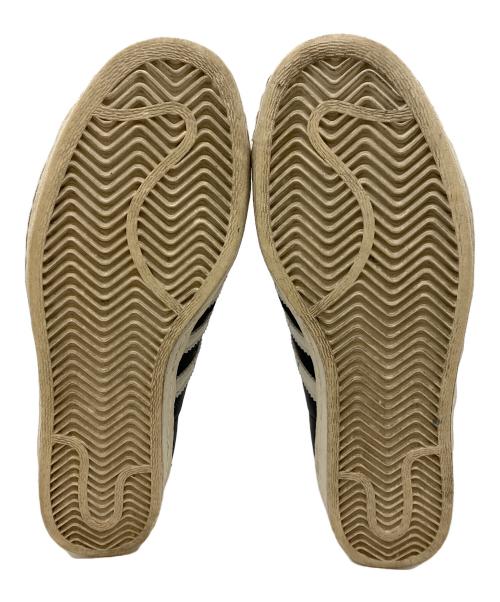 adidas（アディダス）adidas (アディダス) HUMAN MADE (ヒューマンメイド) SUPERSTAR 80s ホワイト×ブラック サイズ:US9の古着・服飾アイテム