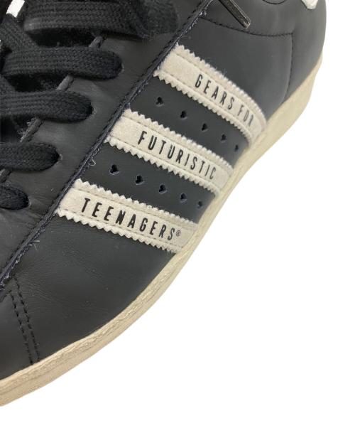 adidas（アディダス）adidas (アディダス) HUMAN MADE (ヒューマンメイド) SUPERSTAR 80s ホワイト×ブラック サイズ:US9の古着・服飾アイテム