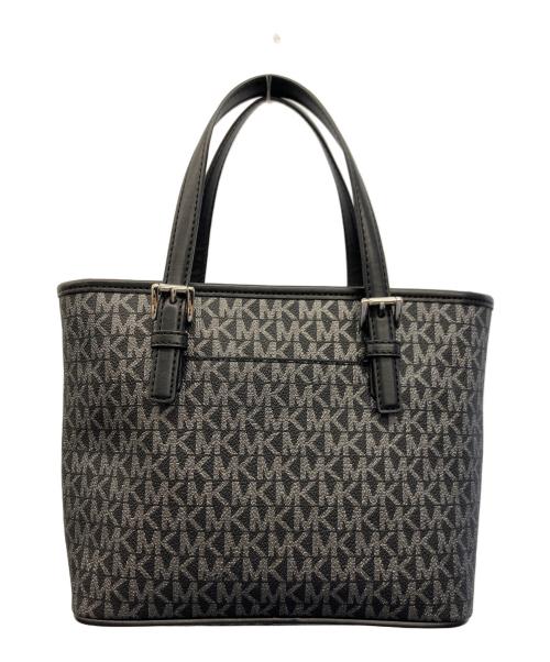 MICHAEL KORS（マイケルコース）MICHAEL KORS (マイケルコース) 2WAYショルダーバッグ ブラック×グレーの古着・服飾アイテム