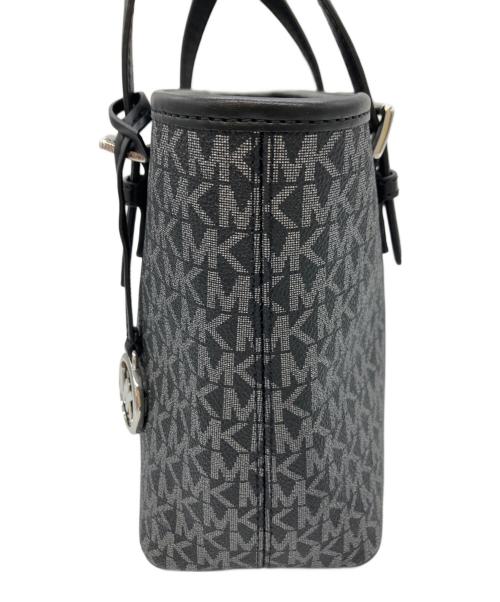 MICHAEL KORS（マイケルコース）MICHAEL KORS (マイケルコース) 2WAYショルダーバッグ ブラック×グレーの古着・服飾アイテム