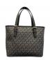 MICHAEL KORS (マイケルコース) 2WAYショルダーバッグ ブラック×グレー：12000円