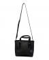 中古・古着 MICHAEL KORS (マイケルコース) 2WAYショルダーバッグ ブラック×グレー：12000円