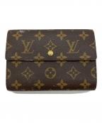 LOUIS VUITTONルイ ヴィトン）の古着「3つ折り財布」｜ブラウン