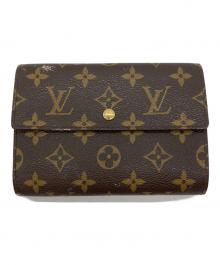 LOUIS VUITTON（ルイ ヴィトン）の古着「3つ折り財布」｜ブラウン