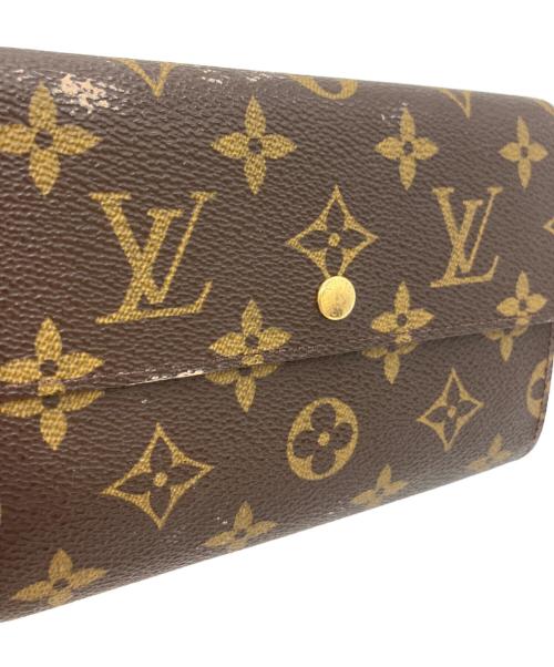 LOUIS VUITTON（ルイ ヴィトン）LOUIS VUITTON (ルイ ヴィトン) 3つ折り財布 ブラウンの古着・服飾アイテム