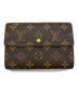 LOUIS VUITTON（ルイ ヴィトン）の古着「3つ折り財布」｜ブラウン