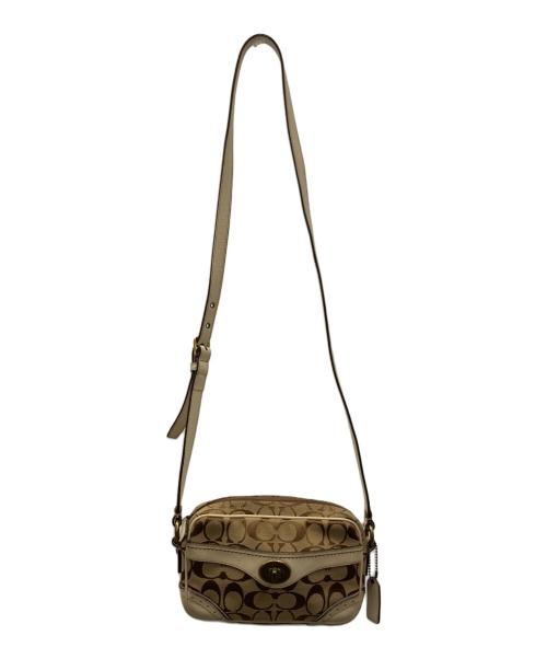 COACH（コーチ）COACH (コーチ) ショルダーバッグ ベージュの古着・服飾アイテム