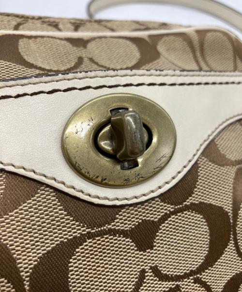 COACH（コーチ）COACH (コーチ) ショルダーバッグ ベージュの古着・服飾アイテム