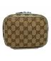 GUCCI (グッチ) コスメポーチ ベージュ×ブルー：4000円