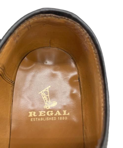 REGAL（リーガル）REGAL (リーガル) ウィングチップシューズ ブラック サイズ:26EEの古着・服飾アイテム