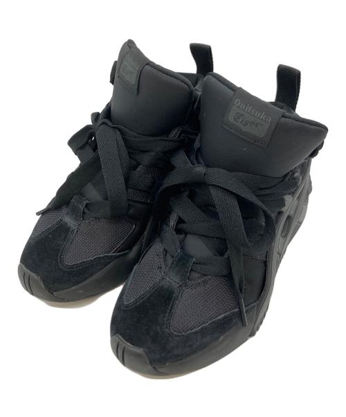 Onitsuka Tiger（オニツカタイガー）Onitsuka Tiger (オニツカタイガー) BIG LOGO TRAINER PUFFED ブラック サイズ:US4の古着・服飾アイテム