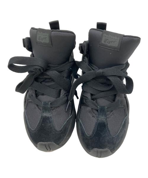 Onitsuka Tiger（オニツカタイガー）Onitsuka Tiger (オニツカタイガー) BIG LOGO TRAINER PUFFED ブラック サイズ:US4の古着・服飾アイテム