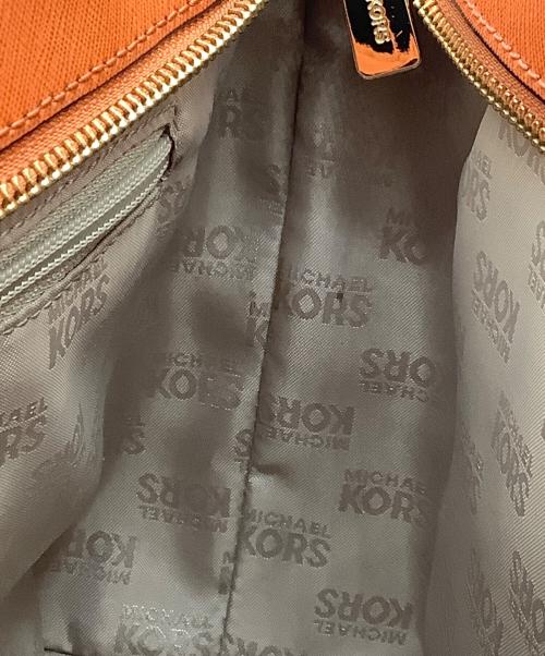 MICHAEL KORS（マイケルコース）MICHAEL KORS (マイケルコース) 2WAYショルダーバッグ オレンジの古着・服飾アイテム