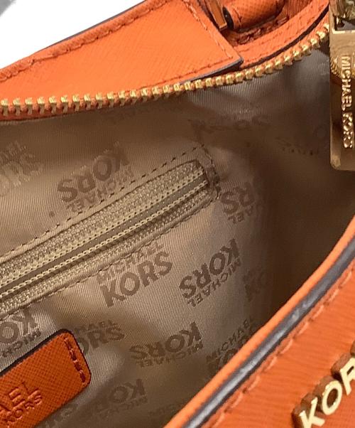 MICHAEL KORS（マイケルコース）MICHAEL KORS (マイケルコース) 2WAYショルダーバッグ オレンジの古着・服飾アイテム