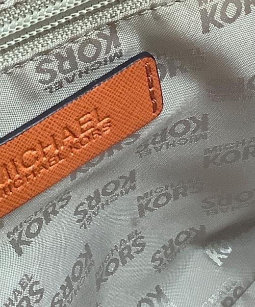 MICHAEL KORS（マイケルコース）MICHAEL KORS (マイケルコース) 2WAYショルダーバッグ オレンジの古着・服飾アイテム