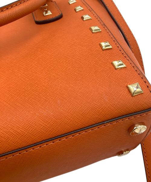 MICHAEL KORS（マイケルコース）MICHAEL KORS (マイケルコース) 2WAYショルダーバッグ オレンジの古着・服飾アイテム