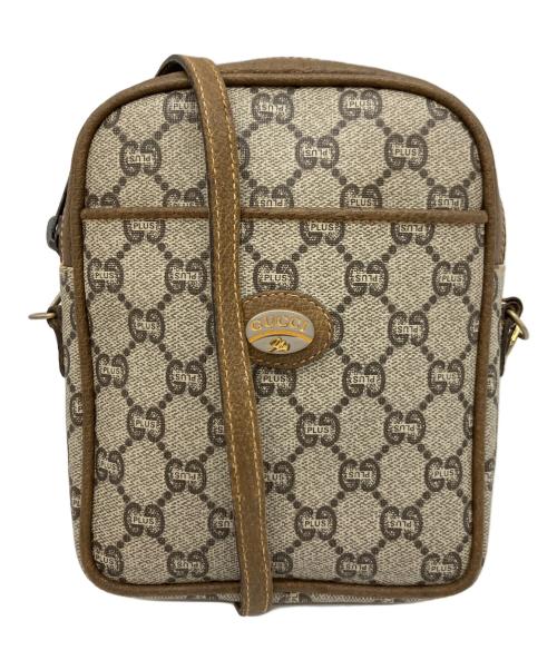 GUCCI PLUS（グッチ プラス）GUCCI PLUS (グッチ プラス) ショルダーバッグ ベージュの古着・服飾アイテム
