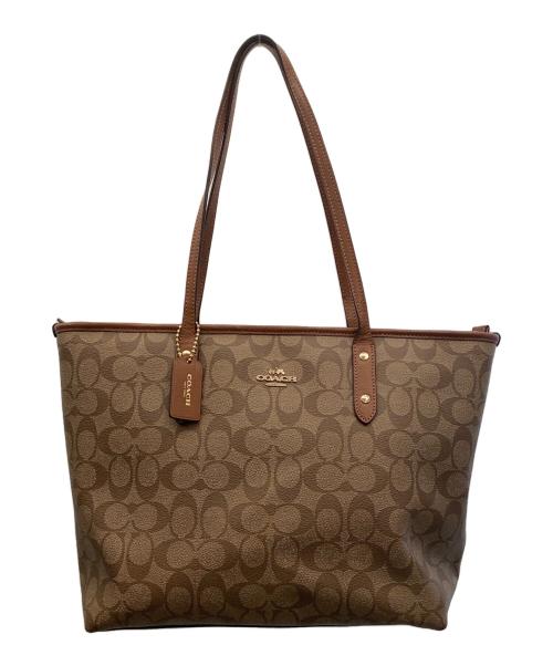 COACH（コーチ）COACH (コーチ) トートバッグ ブラウンの古着・服飾アイテム