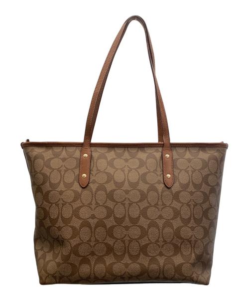 COACH（コーチ）COACH (コーチ) トートバッグ ブラウンの古着・服飾アイテム