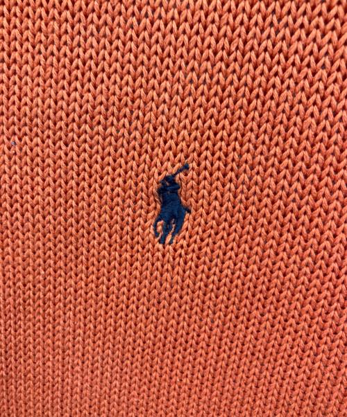 POLO RALPH LAUREN（ポロ・ラルフローレン）POLO RALPH LAUREN (ポロ・ラルフローレン) 薄手ニット オレンジ サイズ:Lの古着・服飾アイテム