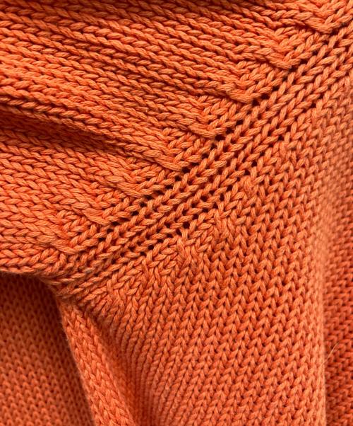 POLO RALPH LAUREN（ポロ・ラルフローレン）POLO RALPH LAUREN (ポロ・ラルフローレン) 薄手ニット オレンジ サイズ:Lの古着・服飾アイテム