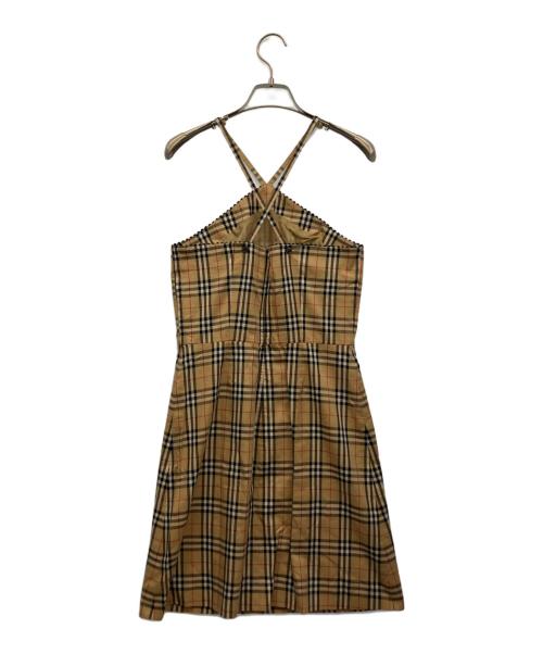 Burberry's（バーバリーズ）Burberry's (バーバリーズ) キャミソールワンピース ベージュ サイズ:38の古着・服飾アイテム