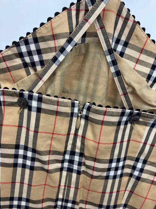 Burberry's（バーバリーズ）Burberry's (バーバリーズ) キャミソールワンピース ベージュ サイズ:38の古着・服飾アイテム