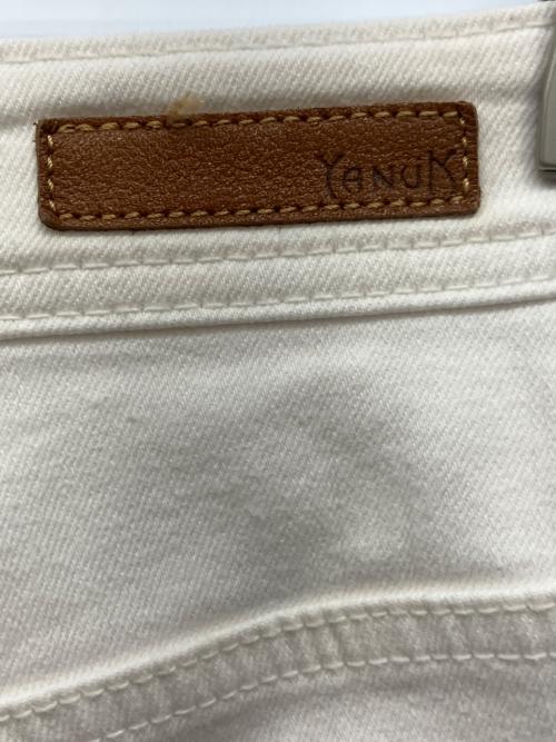 YANUK（ヤヌーク）YANUK (ヤヌーク) デニムパンツ ホワイト サイズ:23の古着・服飾アイテム