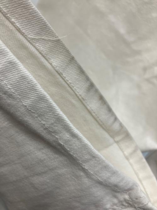 YANUK（ヤヌーク）YANUK (ヤヌーク) デニムパンツ ホワイト サイズ:23の古着・服飾アイテム