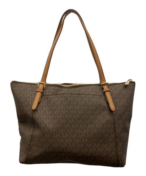 MICHAEL KORS（マイケルコース）MICHAEL KORS (マイケルコース) トートバッグ ブラウンの古着・服飾アイテム