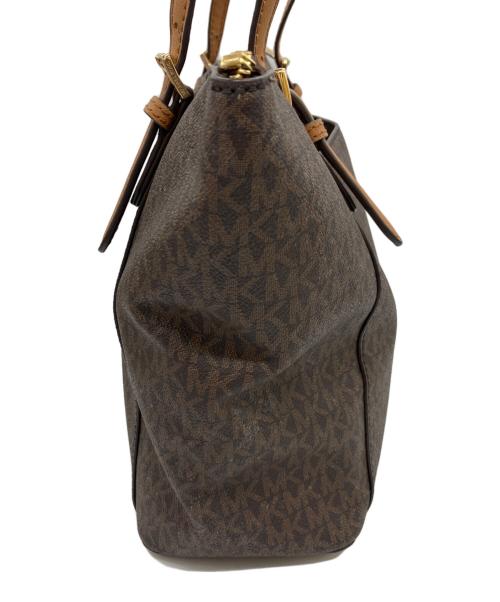 MICHAEL KORS（マイケルコース）MICHAEL KORS (マイケルコース) トートバッグ ブラウンの古着・服飾アイテム