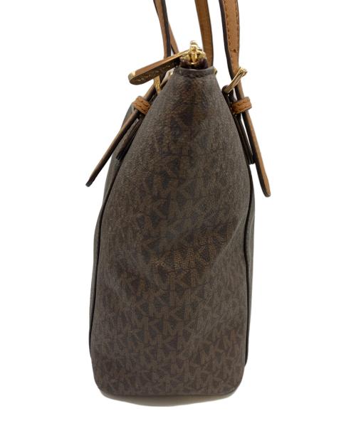 MICHAEL KORS（マイケルコース）MICHAEL KORS (マイケルコース) トートバッグ ブラウンの古着・服飾アイテム