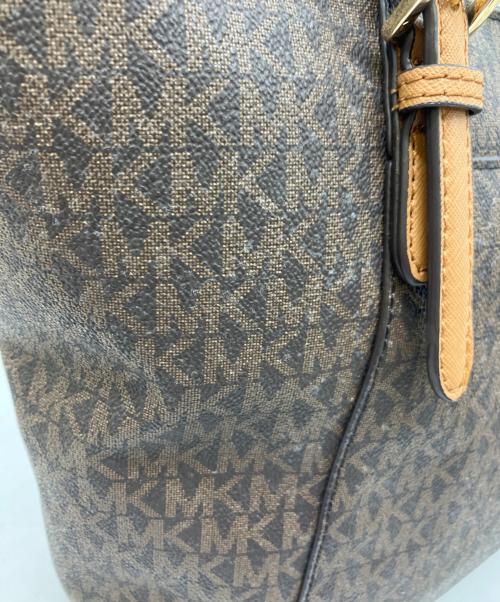 MICHAEL KORS（マイケルコース）MICHAEL KORS (マイケルコース) トートバッグ ブラウンの古着・服飾アイテム