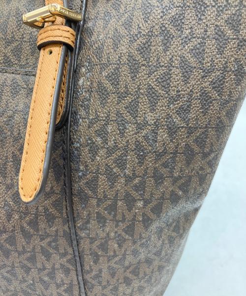 MICHAEL KORS（マイケルコース）MICHAEL KORS (マイケルコース) トートバッグ ブラウンの古着・服飾アイテム