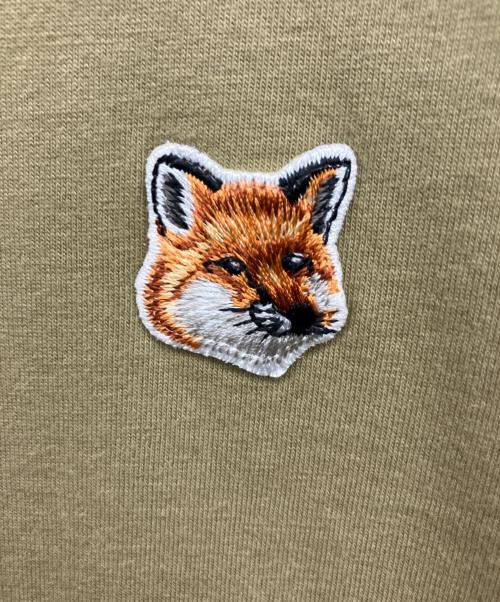 maison kitsune（メゾンキツネ）MAISON KITSUNE (メゾンキツネ) 半袖Tシャツ オリーブ サイズ:XSの古着・服飾アイテム