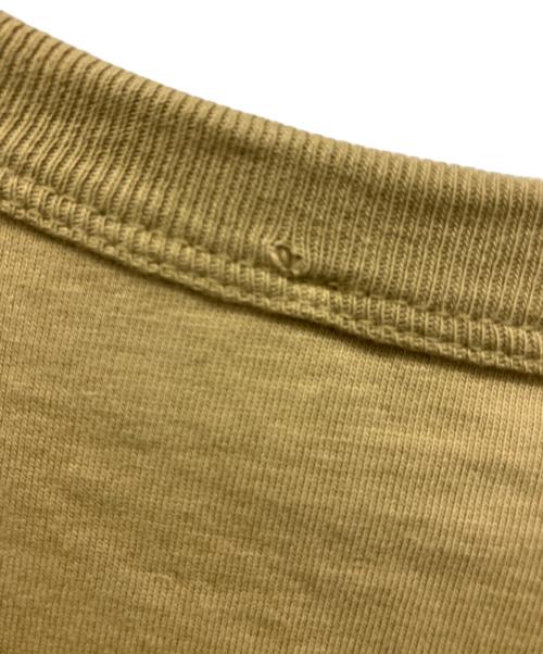 maison kitsune（メゾンキツネ）MAISON KITSUNE (メゾンキツネ) 半袖Tシャツ オリーブ サイズ:XSの古着・服飾アイテム