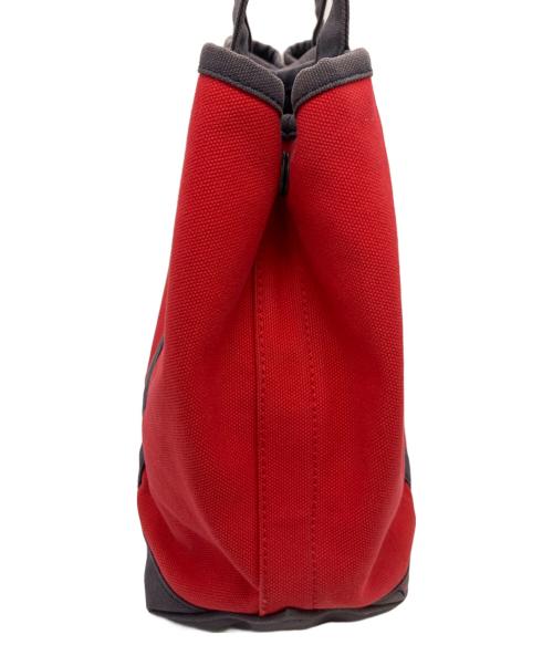 Vivienne Westwood（ヴィヴィアンウエストウッド）Vivienne Westwood (ヴィヴィアンウエストウッド) トートバッグ レッド×ネイビーの古着・服飾アイテム