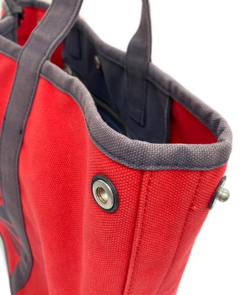 Vivienne Westwood（ヴィヴィアンウエストウッド）Vivienne Westwood (ヴィヴィアンウエストウッド) トートバッグ レッド×ネイビーの古着・服飾アイテム