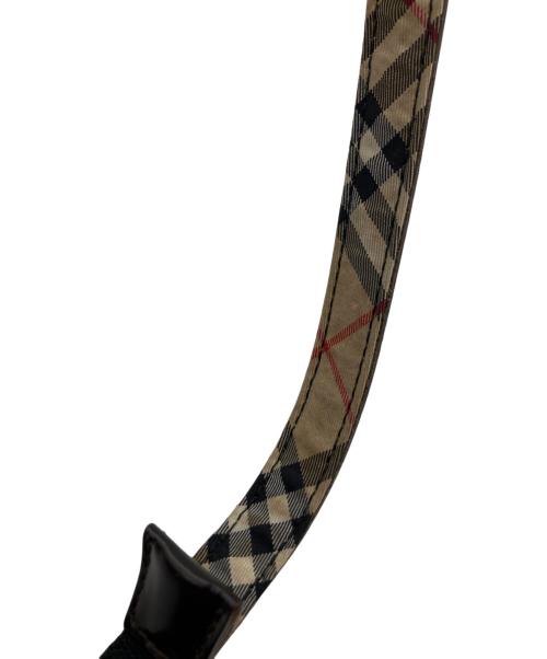 BURBERRY BLUE LABEL（バーバリー ブルー レーベル）BURBERRY BLUE LABEL (バーバリー ブルー レーベル) ワンショルダーバッグ ブラックの古着・服飾アイテム