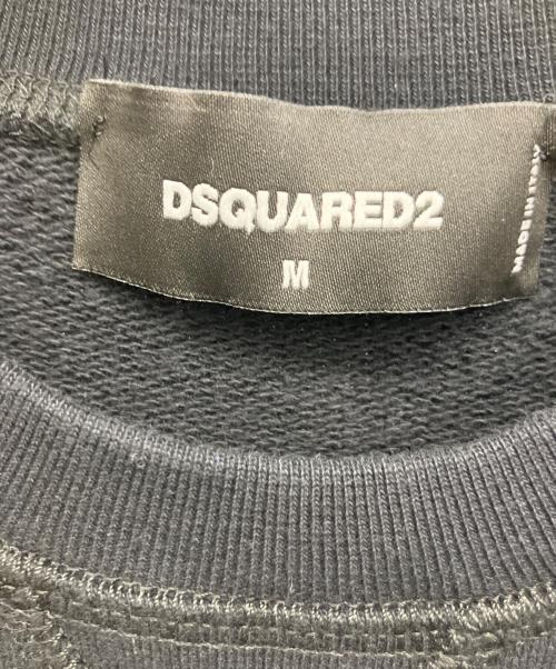 DSQUARED2（ディースクエアード）DSQUARED2 (ディースクエアード) スウェット ブラック サイズ:Mの古着・服飾アイテム