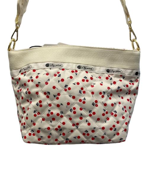 LeSportsac（レスポートサック）LeSportsac (レスポートサック) 神崎恵 (カンザキメグミ) 2WAYショルダーバッグ ホワイトの古着・服飾アイテム